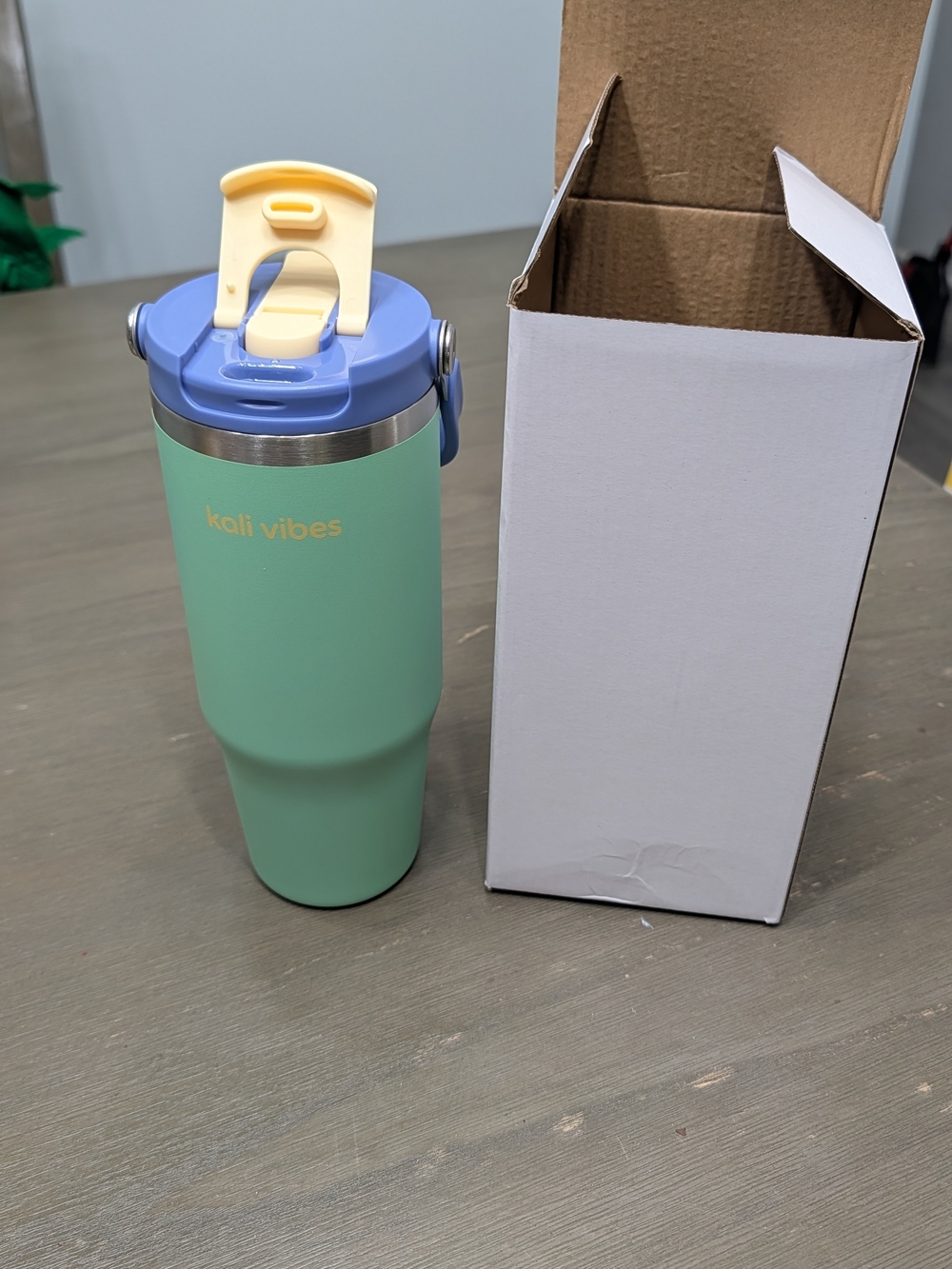 Kali NWT Mint Green Tumbler With 2 Spout Tops